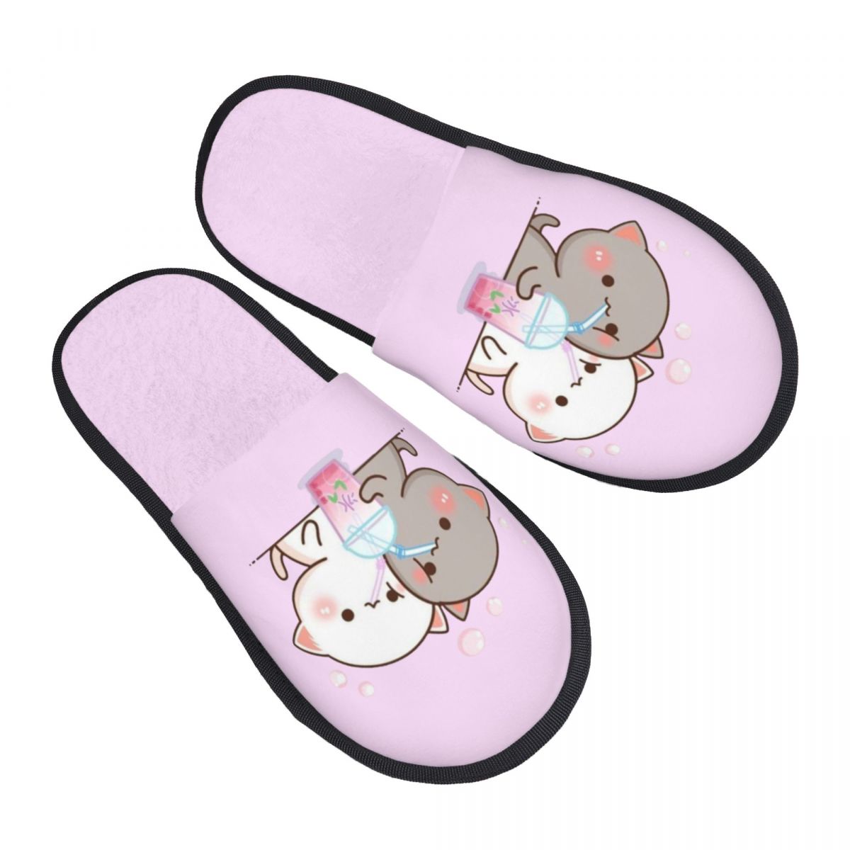 Women Shoes Mochi - Pantuflas de casa personalizadas para parejas,