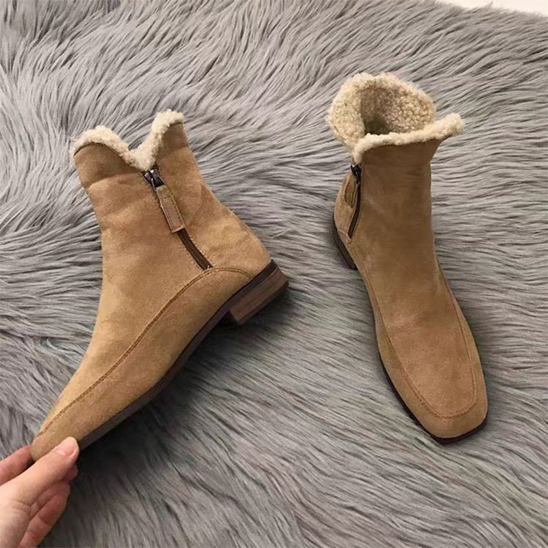 Women'S Shoes Trending 2025 - Botas de nieve de piel para