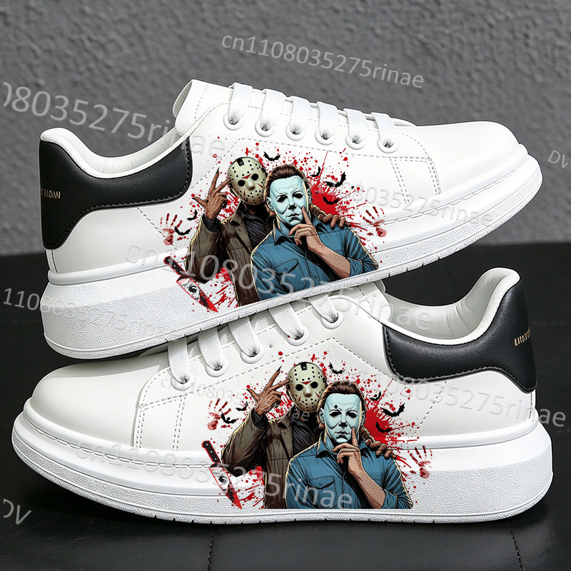 Women Shoes Myer - Zapatillas de Tenis Blancas con Estampado