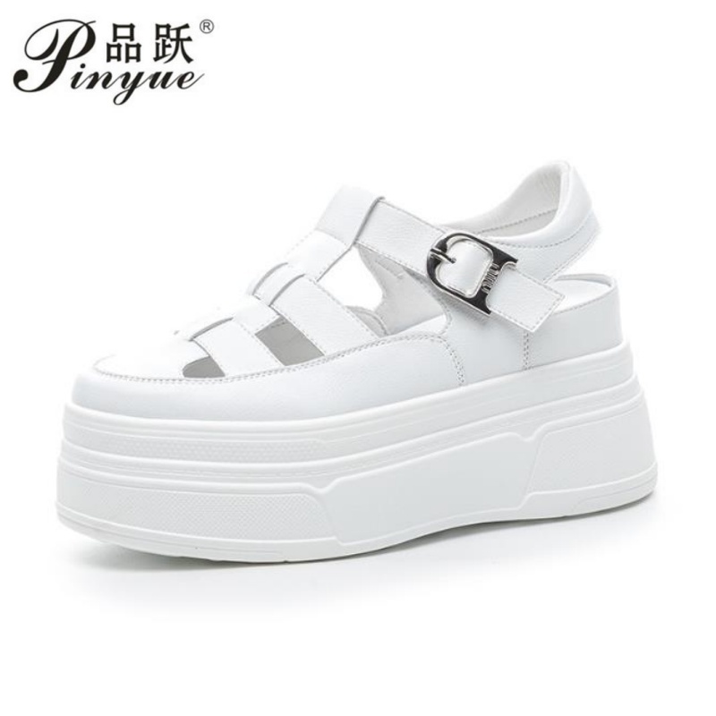 Women Shoes Sneakers - Zapatos de verano de cuero genuino