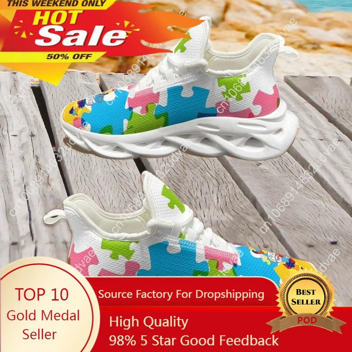 Women Shoes Sneakers - Zapatillas deportivas para correr con diseño