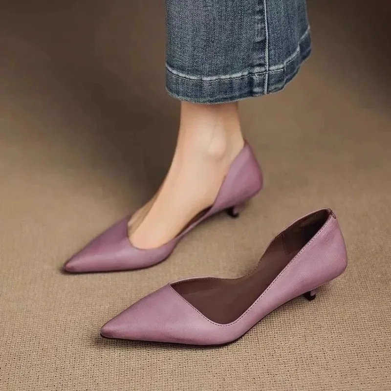 Women Shoes Size - Tacones de aguja con punta estrecha