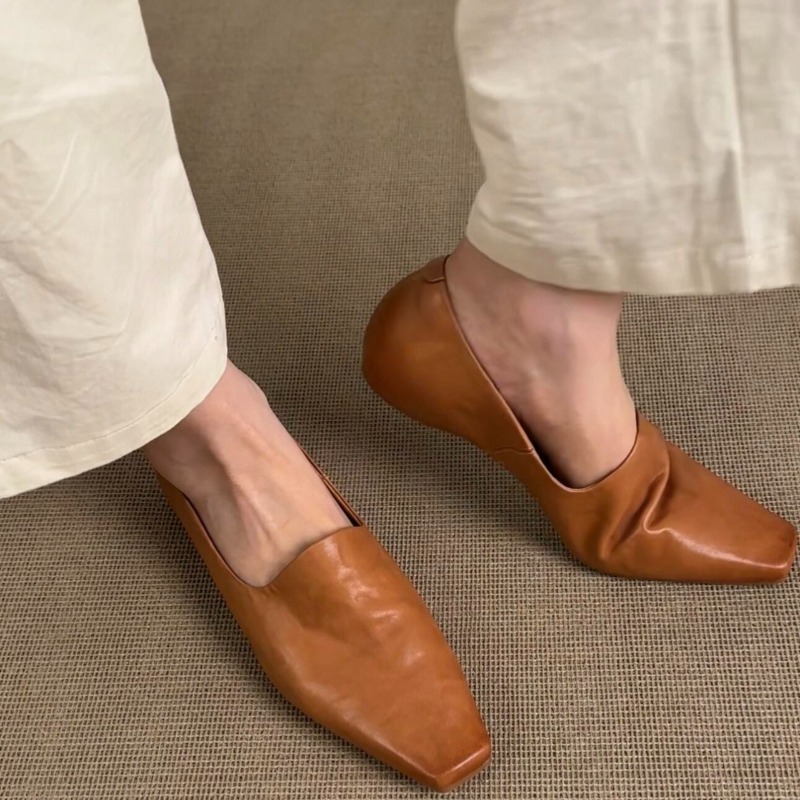 Women Shoes Size - Mocasines Planos Retro para Mujer, Estilo