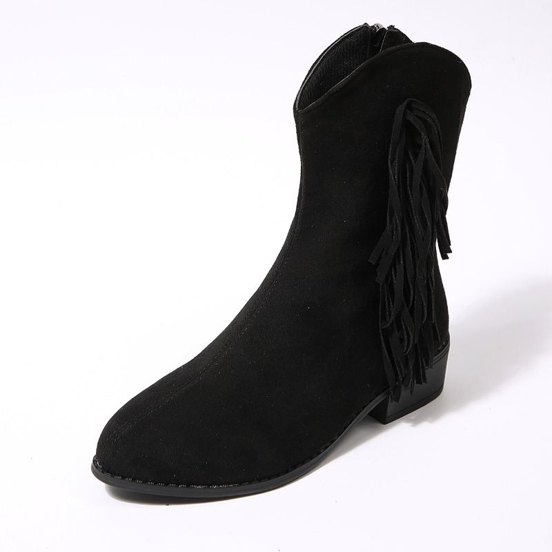 Women'S Shoes In Wide Width - Botas cortas de tacón grueso con