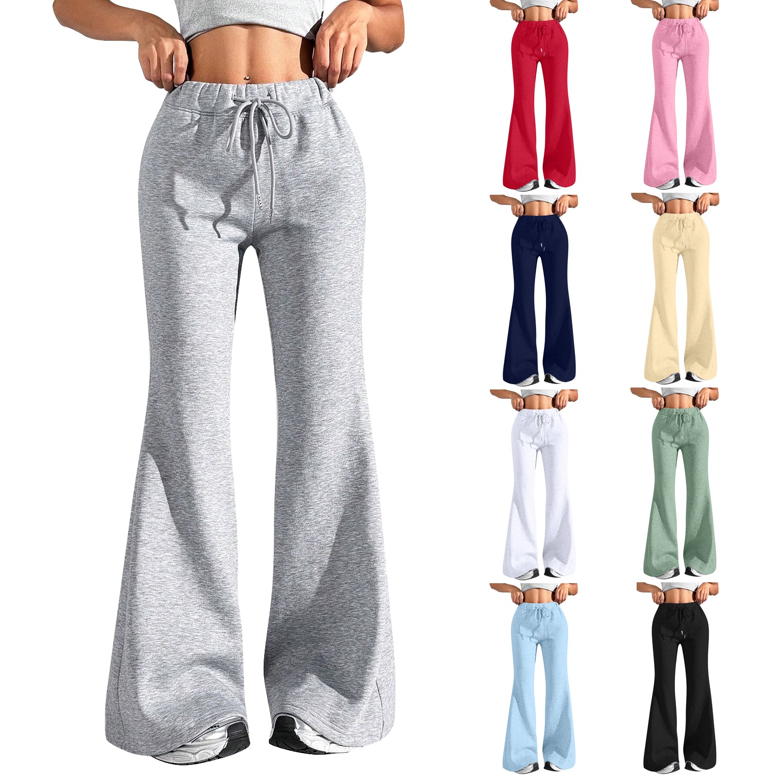 Pantalones elegantes acampanad - Women Shoes Joggers reseña y precio