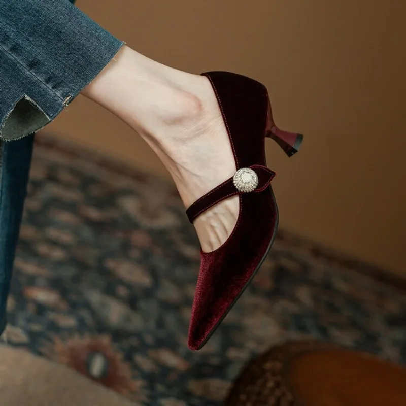Zapatos Mary Jane con punta pu - Women Shoes Size reseña y precio