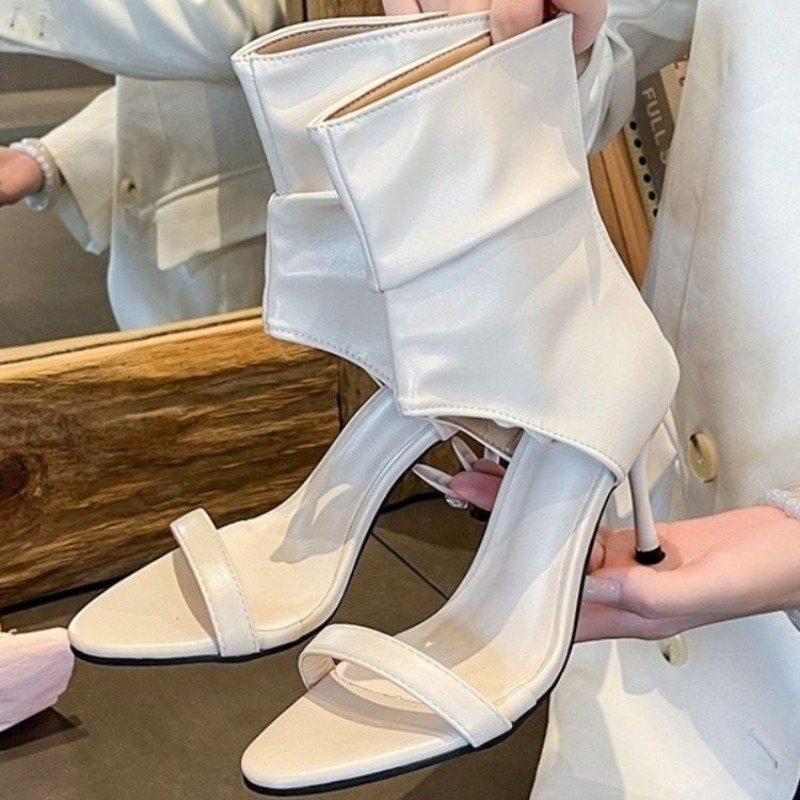 Sandalias de tacón fino con di - Women Shoes Boots reseña y precio