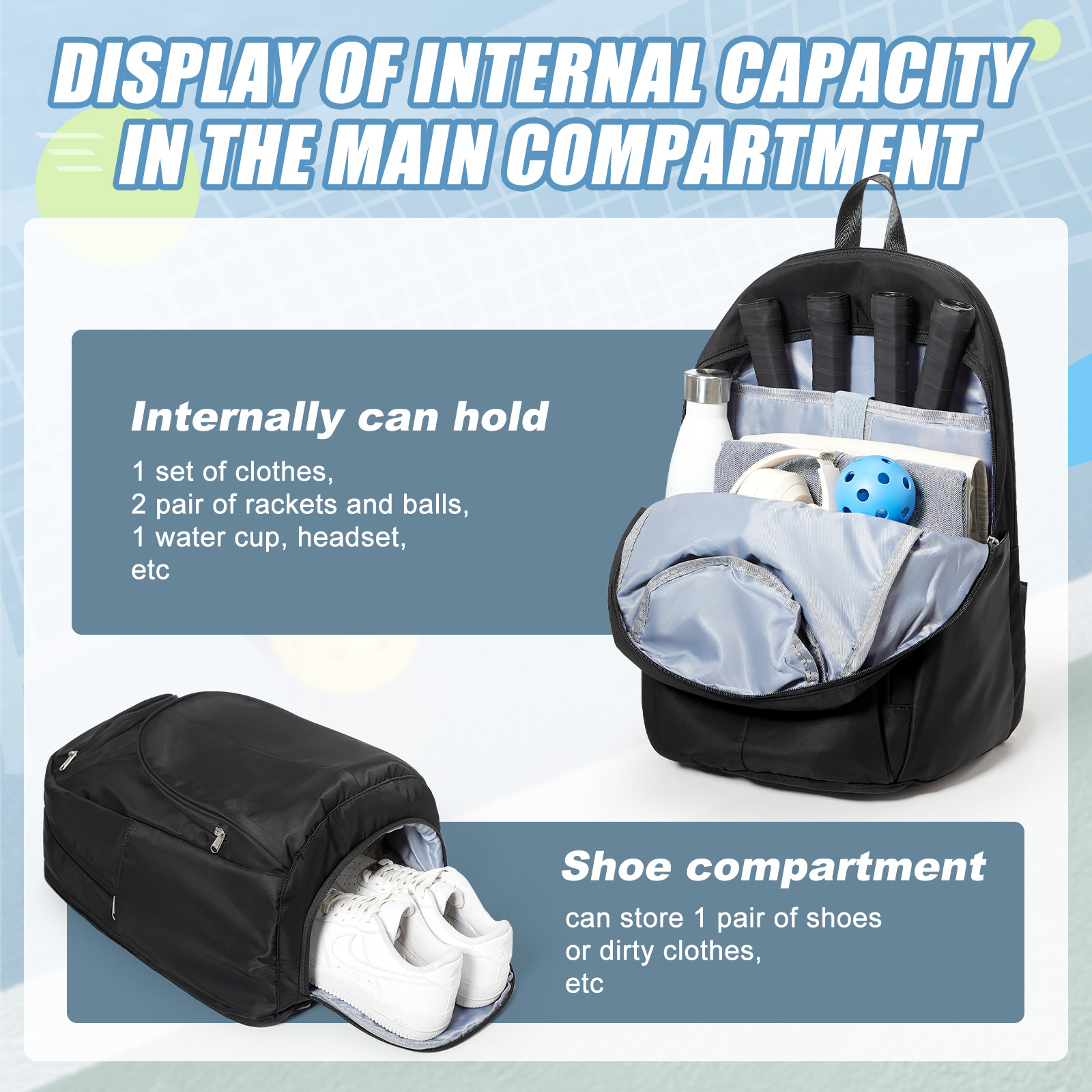 Bolsa de Tenis, Mochila de Ten - Women'S Shoes reseña y precio