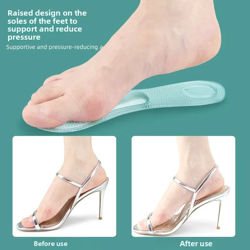 1 Par de Plantillas Transparen - Women'S Shoes High Arch Support reseña y precio
