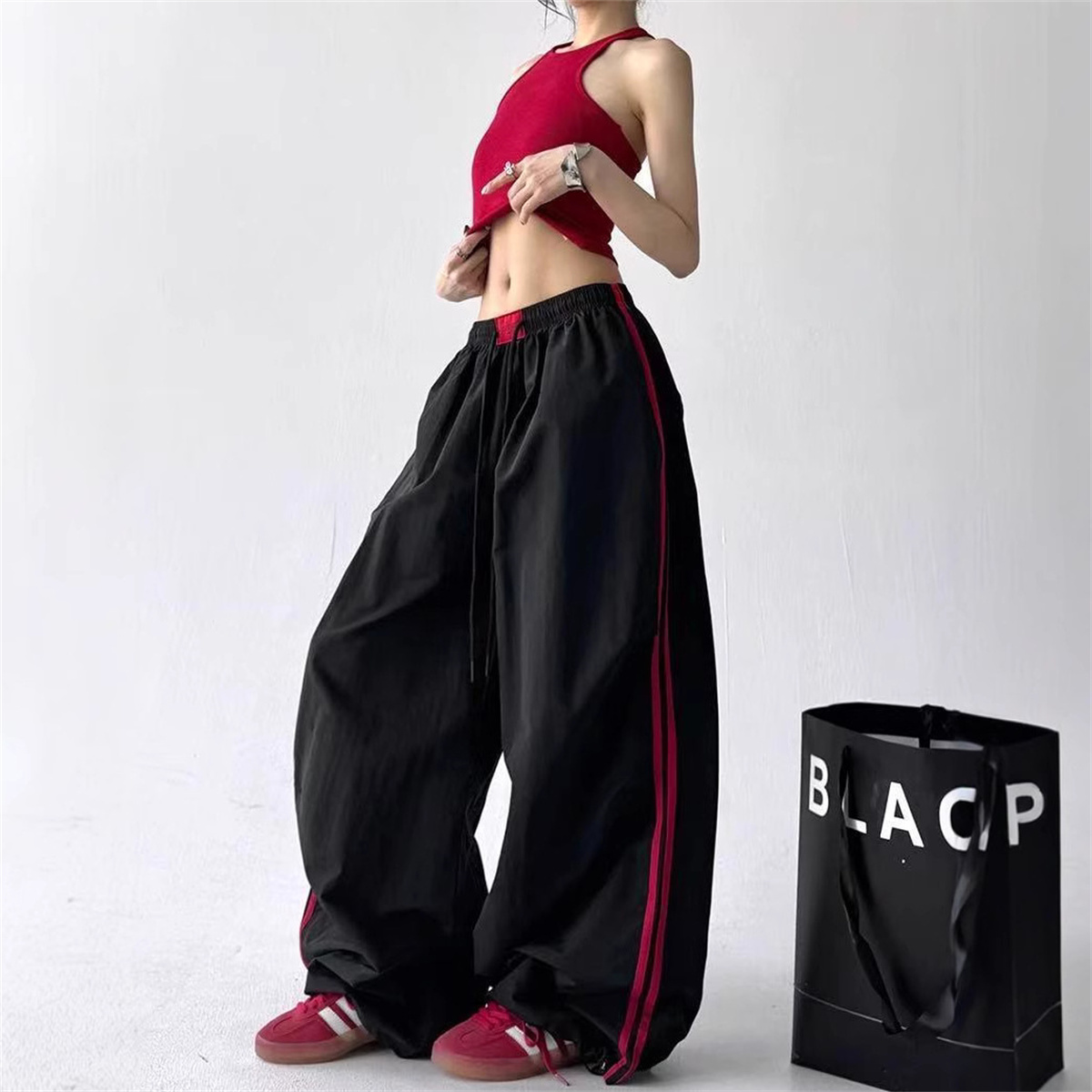Pantalones Jogger Cargo Holgad - Women Shoes Joggers reseña y precio