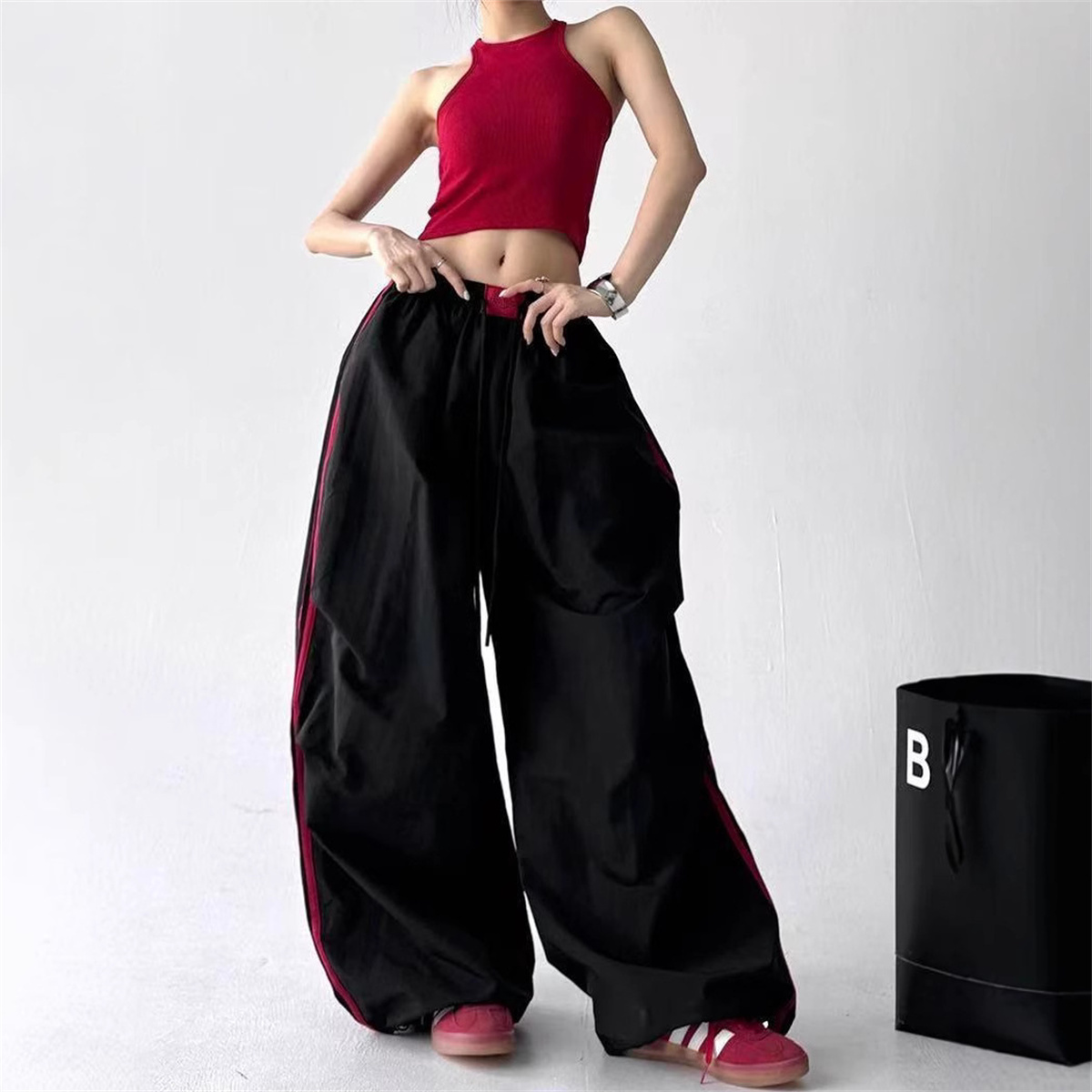 Pantalones Jogger Cargo Holgad - Women Shoes Joggers reseña y precio