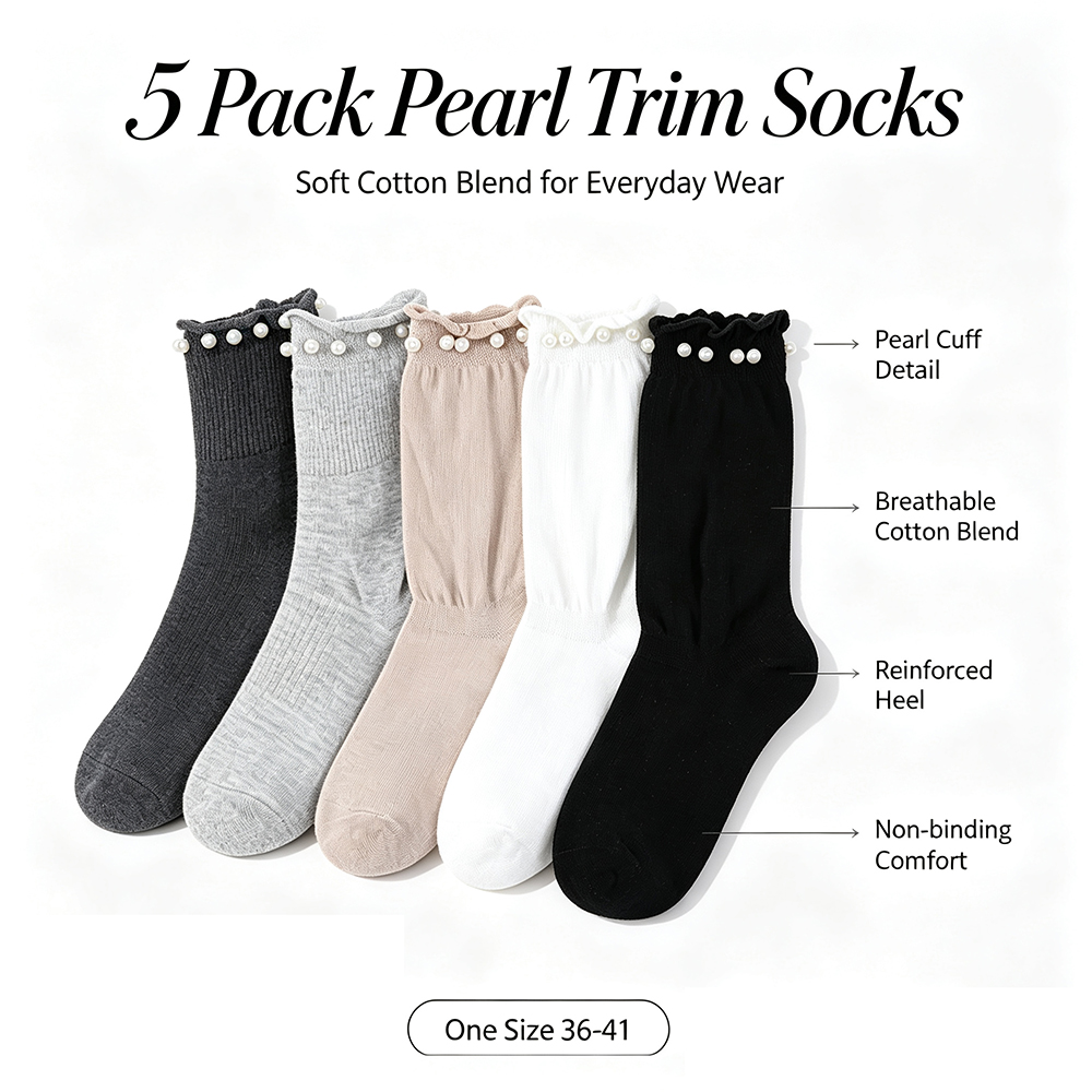 5 pares de calcetines de mujer - Women'S Shoes For Crews reseña y precio