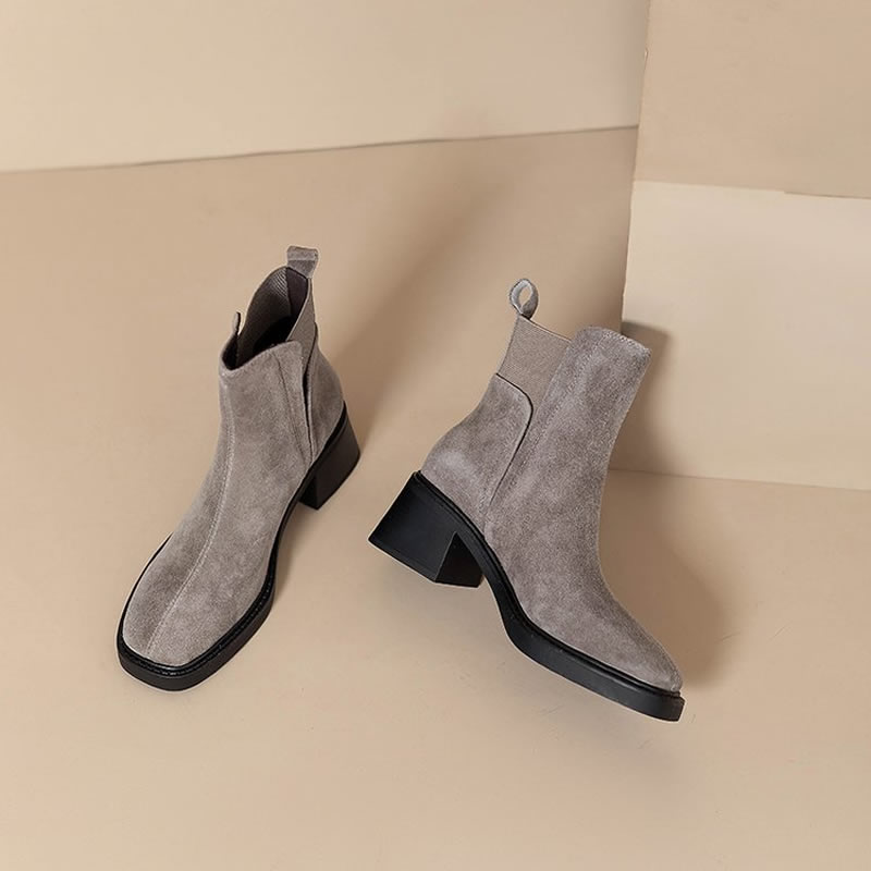 Botines gruesos de gamuza para - Women'S Shoes Trending 2025 reseña y precio