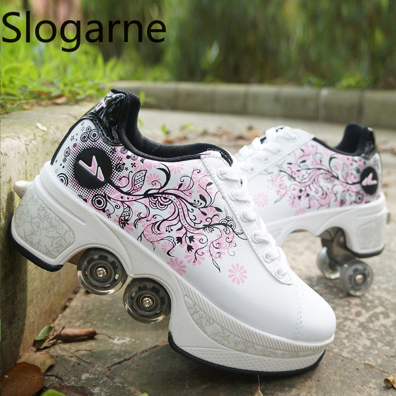 Zapatos de patines de 4 ruedas - Women Shoes Size reseña y precio