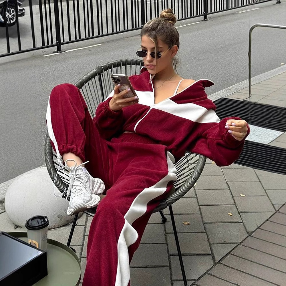 Two Piece Sets Pant Set Tracks - Women Shoes Joggers reseña y precio
