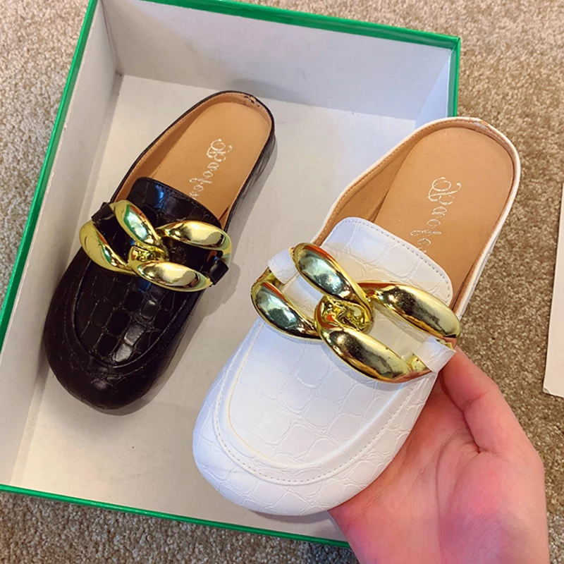 Zapatillas de mujer a la moda, - Gold Chain Sandal reseña y precio