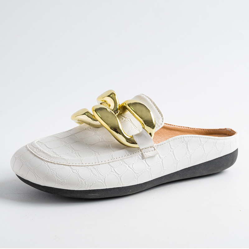Zapatillas de mujer a la moda, - Gold Chain Sandal reseña y precio