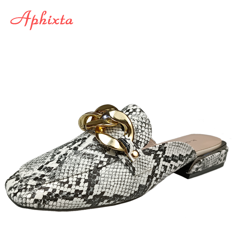 Aphixta-Sandalias con estampad - Gold Chain Sandal reseña y precio