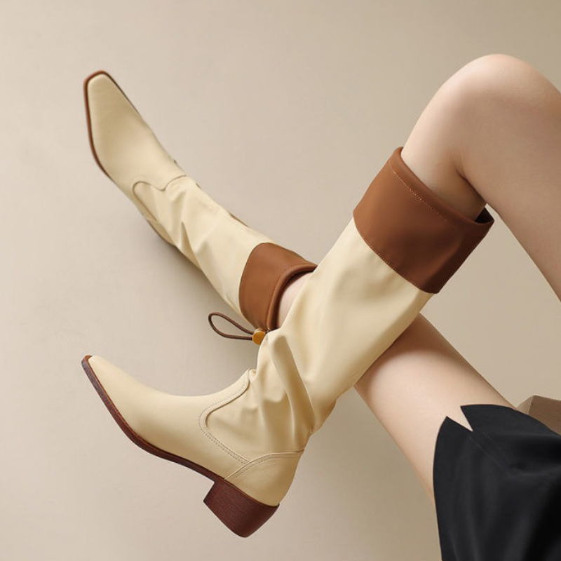 Botas Largas con punta cuadrad - Women'S Shoes Trending 2025 reseña y precio