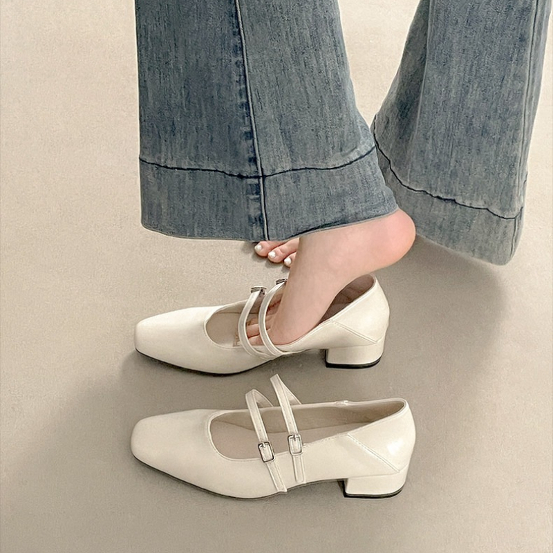 Zapatos Mary Jane plateados de - Women Shoes Size reseña y precio
