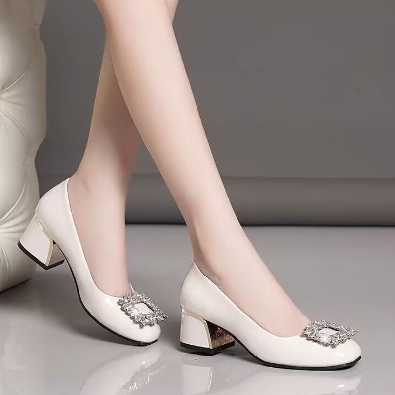 Mocasines de cuero genuino par - Women'S Shoes In Wide Width reseña y precio