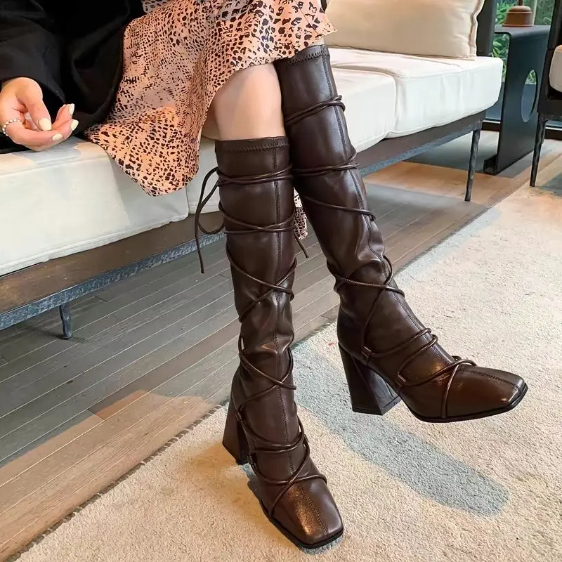 Otoño Invierno correa de cuero - Women'S Shoes Trending 2025 reseña y precio