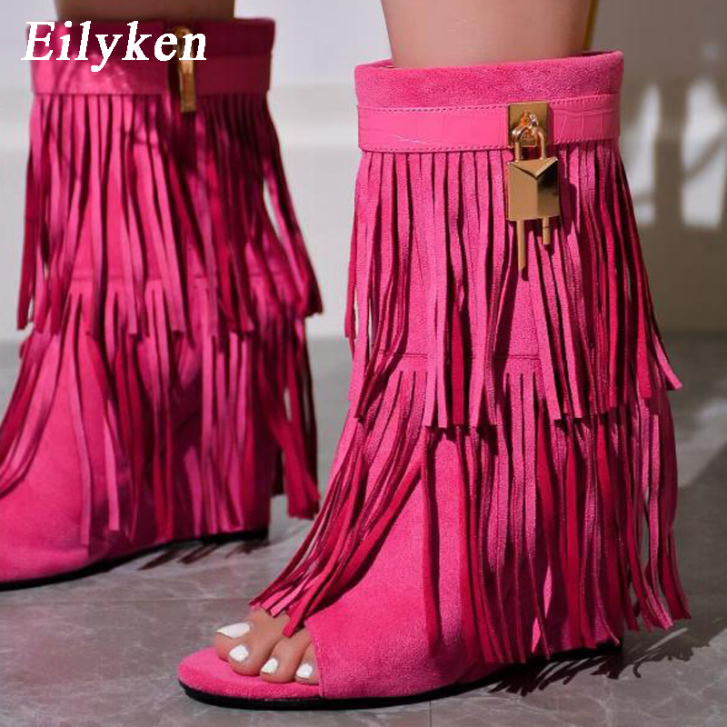 Eilyken - Sandalias de tacón a - Women Shoes Boots reseña y precio