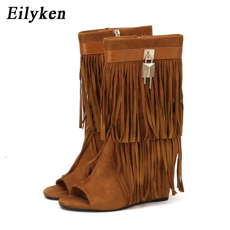 Eilyken - Sandalias de tacón a - Women Shoes Boots reseña y precio